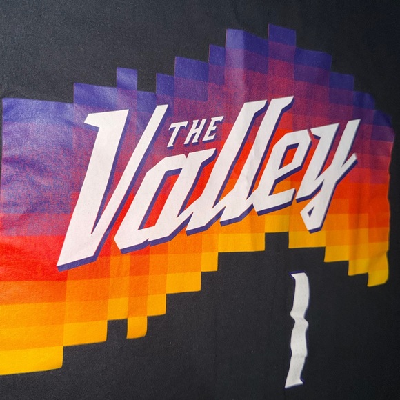 Phoenix Suns Devin Booker The Valley NBA city connect nike jersey tee shirt - Picture 3 of 4